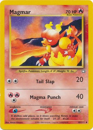 Magmar (40/111) [Neo Genesis Unlimited] | Odin's Place