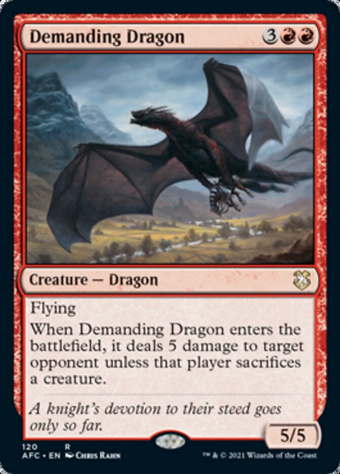 Demanding Dragon [Dungeons & Dragons: Adventures in the Forgotten Realms Commander] | Odin's Place