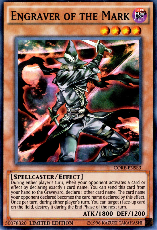 Engraver of the Mark [CORE-ENSE3] Super Rare | Odin's Place