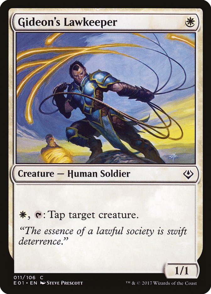 Gideon's Lawkeeper (11) [Archenemy: Nicol Bolas] | Odin's Place