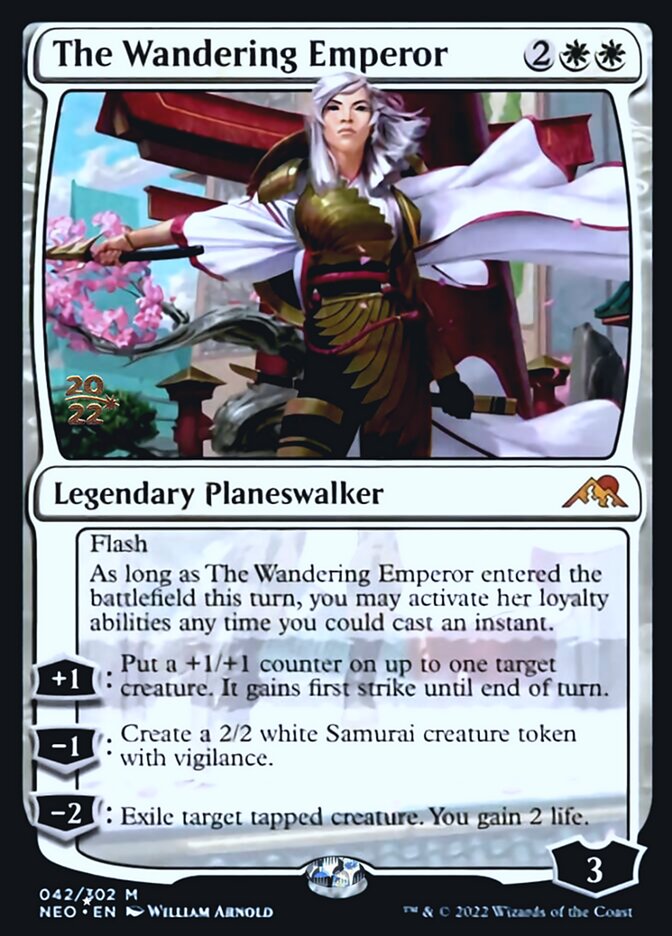 The Wandering Emperor [Kamigawa: Neon Dynasty Prerelease Promos] | Odin's Place