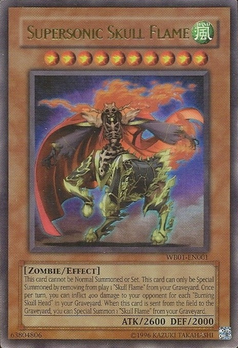 Supersonic Skull Flame [WB01-EN001] Super Rare | Odin's Place