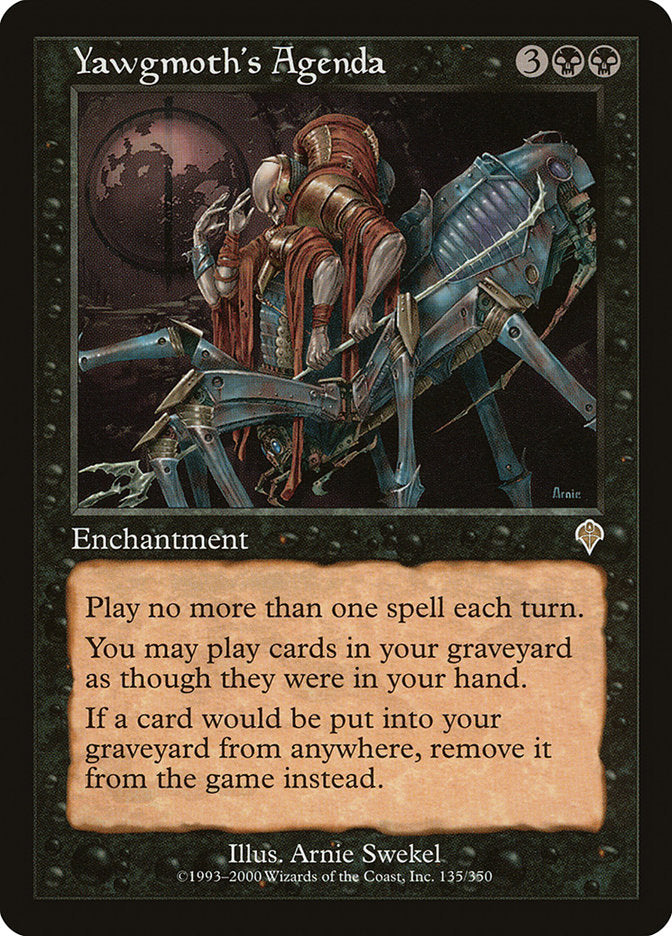 Yawgmoth's Agenda (135) [Invasion] | Odin's Place