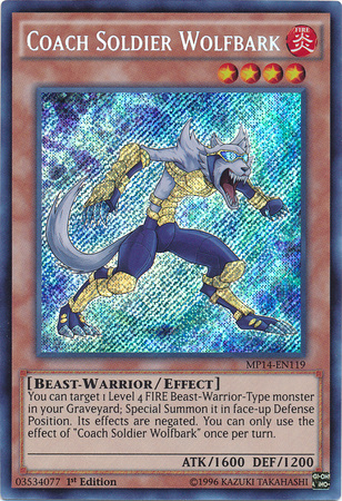Coach Soldier Wolfbark [MP14-EN119] Secret Rare | Odin's Place