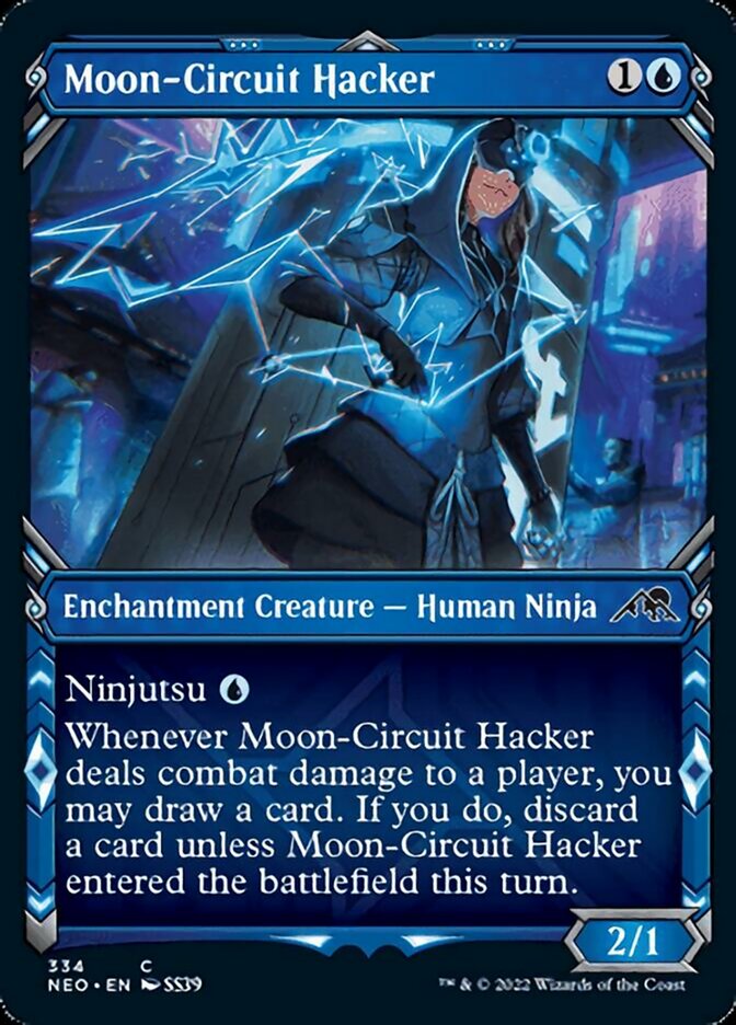 Moon-Circuit Hacker (Showcase Ninja) [Kamigawa: Neon Dynasty] | Odin's Place