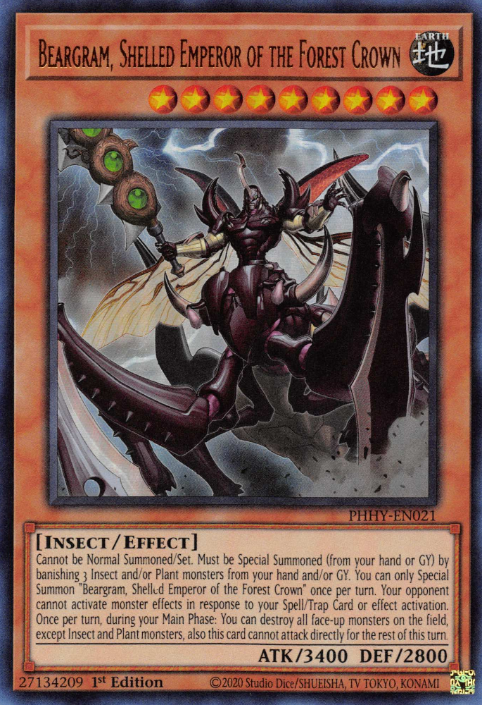 Beargram, Shelled Emperor of the Forest Crown [PHHY-EN021] Ultra Rare | Odin's Place