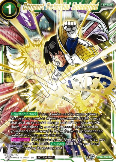 Dormant Potential Unleashed (Alternate Art Set 2021 Vol. 2) (BT10-088) [Tournament Promotion Cards] | Odin's Place