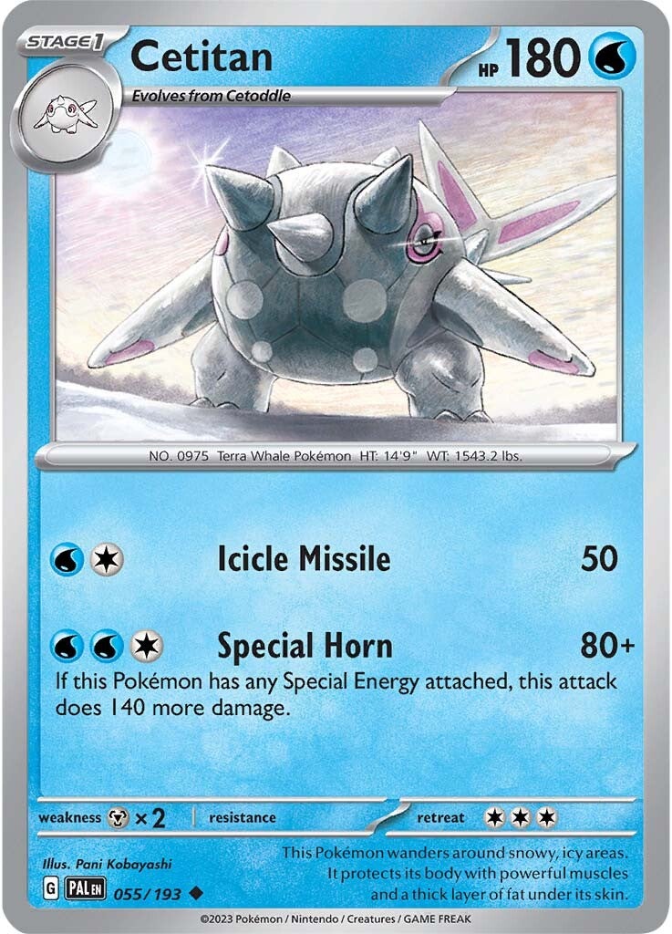 Cetitan (055/193) [Scarlet & Violet: Paldea Evolved] | Odin's Place