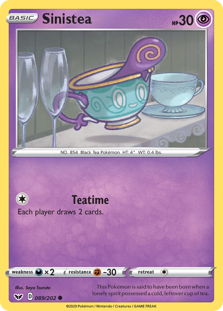 Sinistea (089/202) [Sword & Shield: Base Set] | Odin's Place