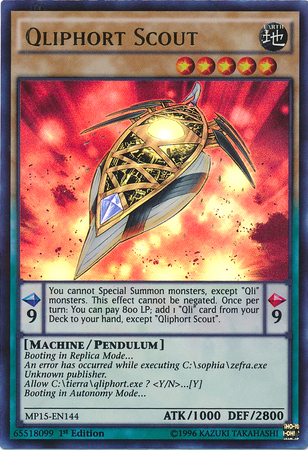 Qliphort Scout [MP15-EN144] Ultra Rare | Odin's Place