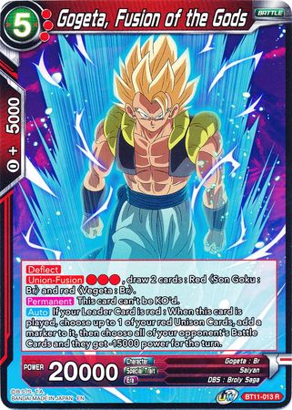 Gogeta, Fusion of the Gods (BT11-013) [Vermilion Bloodline] | Odin's Place