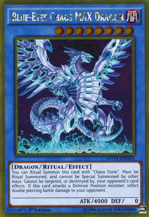Blue-Eyes Chaos MAX Dragon [MVP1-ENG04] Gold Rare | Odin's Place