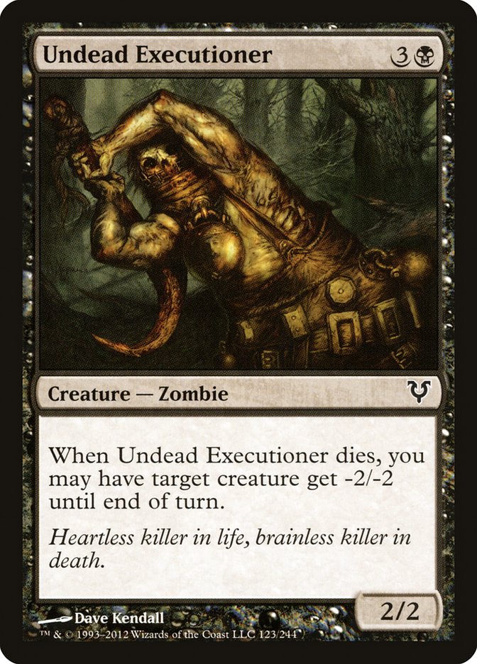 Undead Executioner (123) [Avacyn Restored] | Odin's Place
