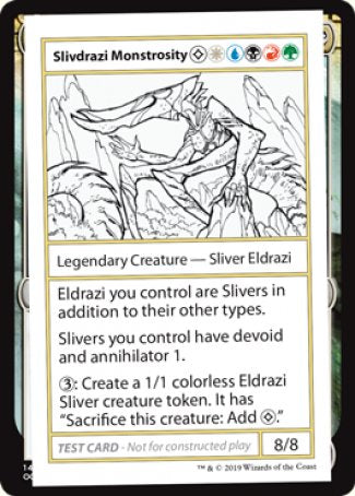 Slivdrazi Monstrosity (2021 Edition) [Mystery Booster Playtest Cards] | Odin's Place