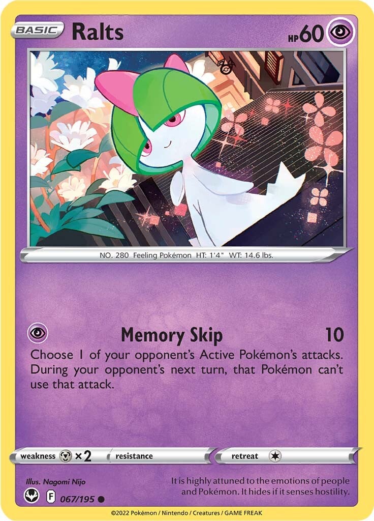 Ralts (067/195) [Sword & Shield: Silver Tempest] | Odin's Place