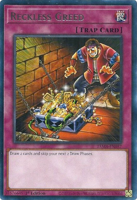 Reckless Greed [TAMA-EN057] Rare | Odin's Place