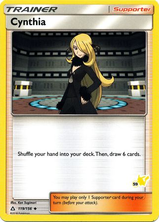 Cynthia (119/156) (Pikachu Stamp #59) [Battle Academy 2020] | Odin's Place
