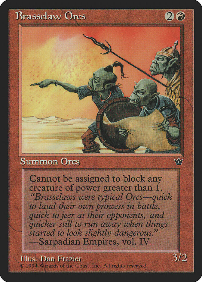 Brassclaw Orcs (Dan Frazier) [Fallen Empires] | Odin's Place