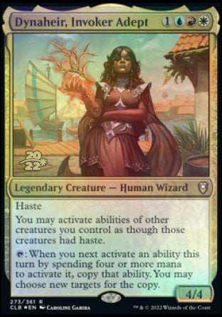 Dynaheir, Invoker Adept [Commander Legends: Battle for Baldur's Gate Prerelease Promos] | Odin's Place