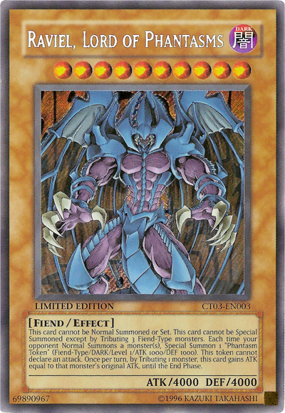 Raviel, Lord of Phantasms [CT03-EN003] Secret Rare | Odin's Place