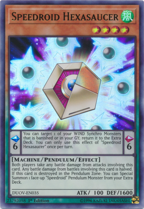 Speedroid Hexasaucer [DUOV-EN035] Ultra Rare | Odin's Place