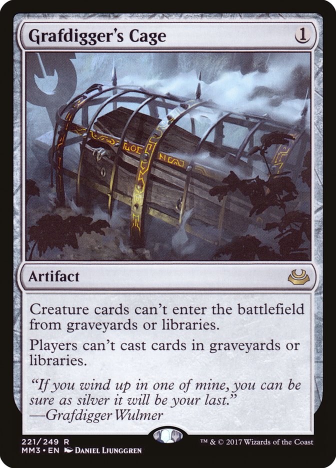 Grafdigger's Cage (221) [Modern Masters 2017] | Odin's Place