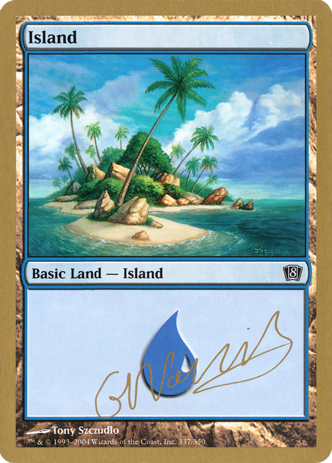 Island (gn337) (Gabriel Nassif) [World Championship Decks 2004] | Odin's Place