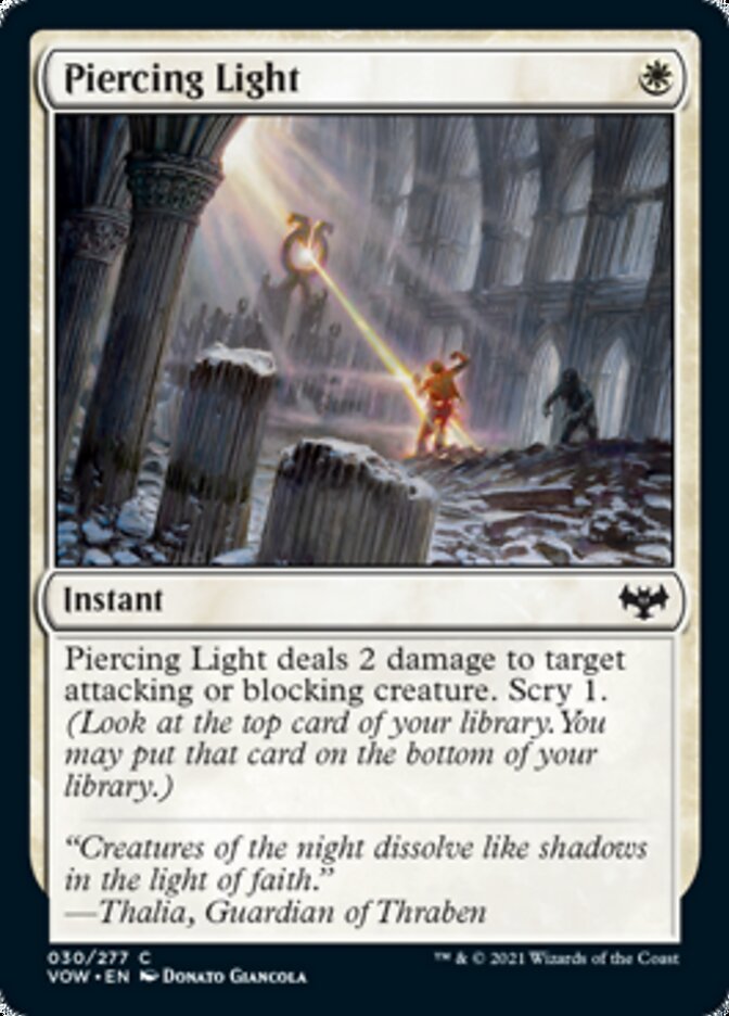 Piercing Light [Innistrad: Crimson Vow] | Odin's Place