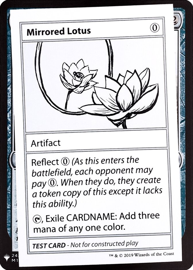 Mirrored Lotus [Mystery Booster Playtest Cards] | Odin's Place