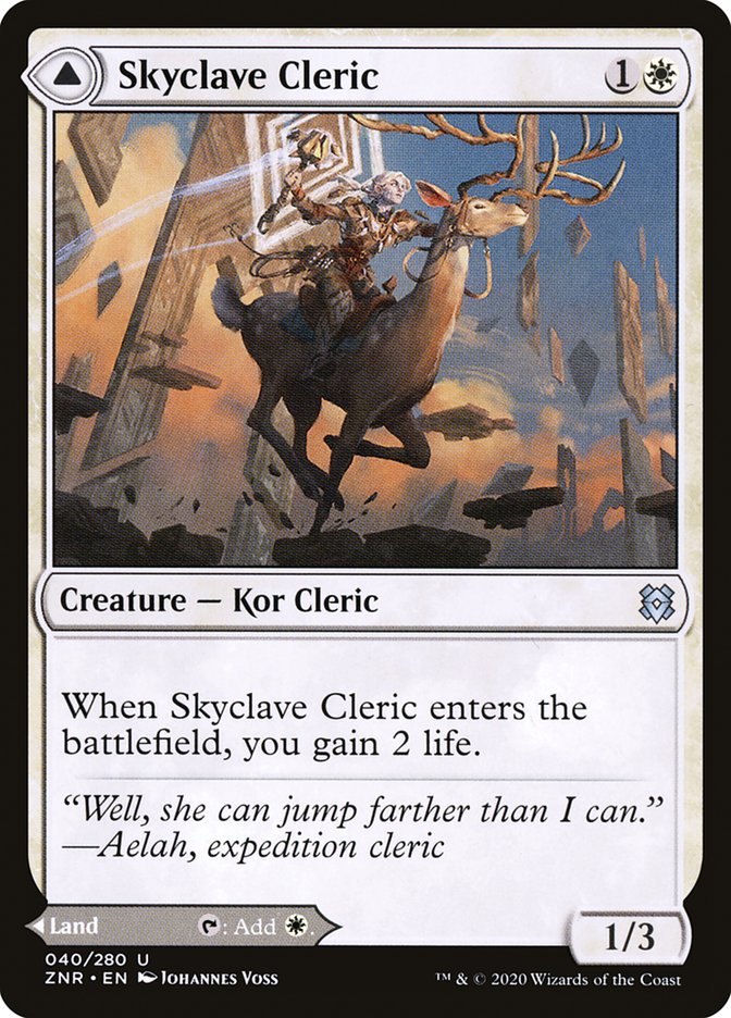 Skyclave Cleric // Skyclave Basilica [Zendikar Rising] | Odin's Place