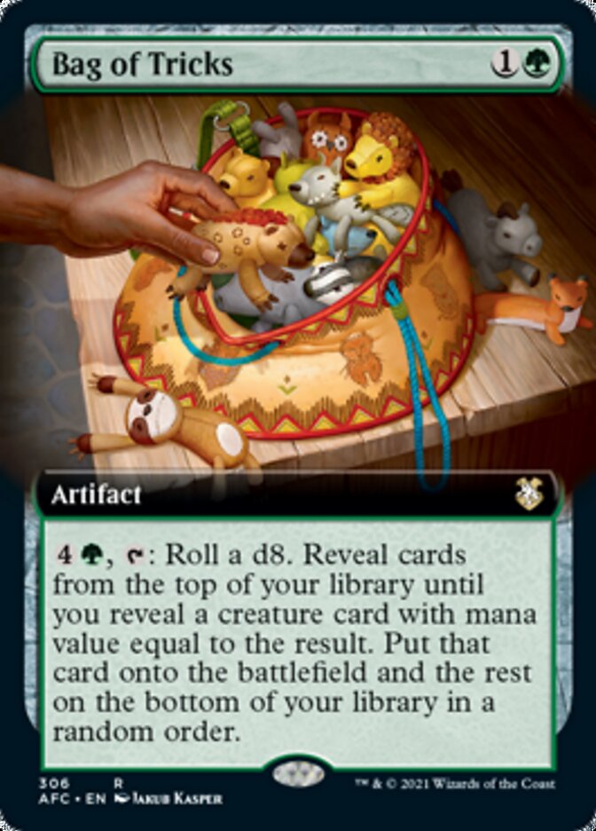 Bag of Tricks (Extended Art) [Dungeons & Dragons: Adventures in the Forgotten Realms Commander] | Odin's Place
