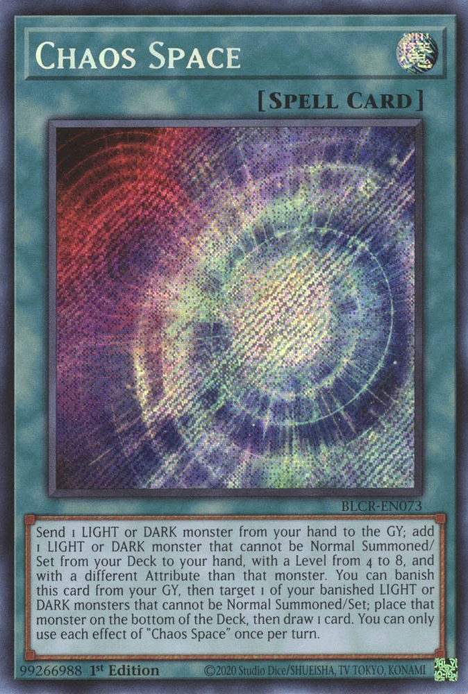 Chaos Space [BLCR-EN073] Secret Rare | Odin's Place