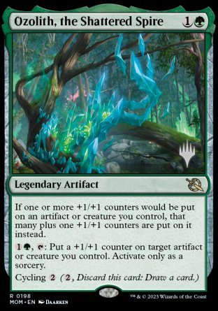 Ozolith, the Shattered Spire (Promo Pack) [March of the Machine Promos] | Odin's Place