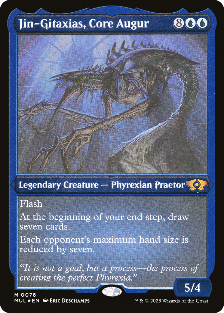 Jin-Gitaxias, Core Augur (Foil Etched) [Multiverse Legends] | Odin's Place
