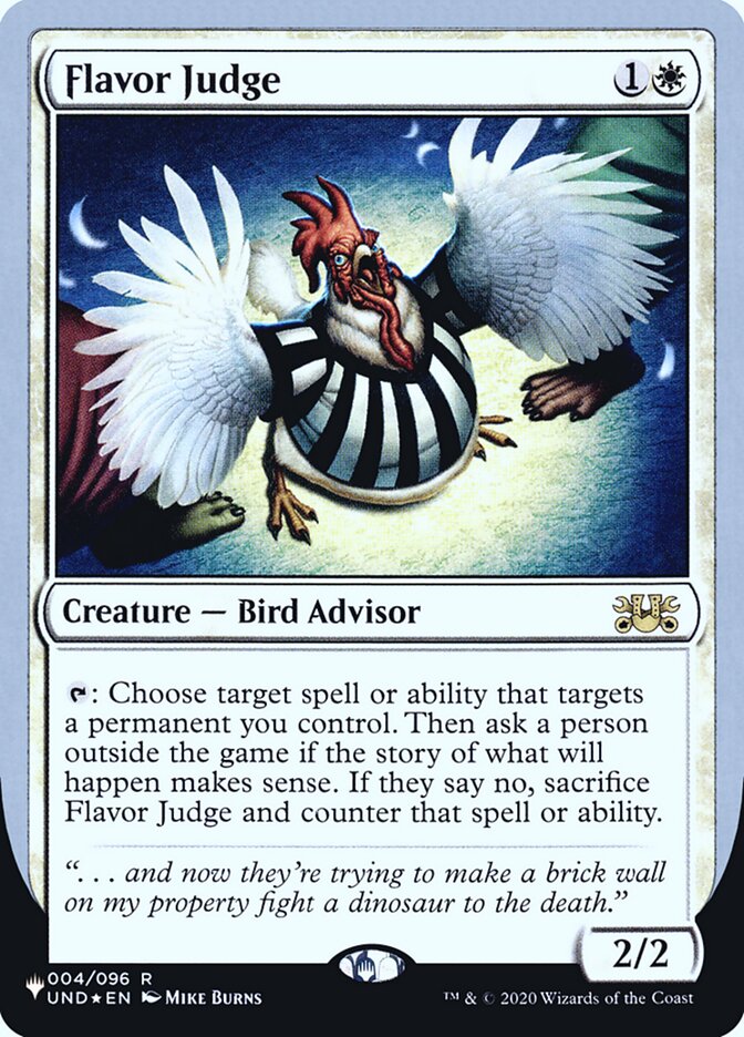 Flavor Judge (Unfinity Foil Edition) [The List] | Odin's Place