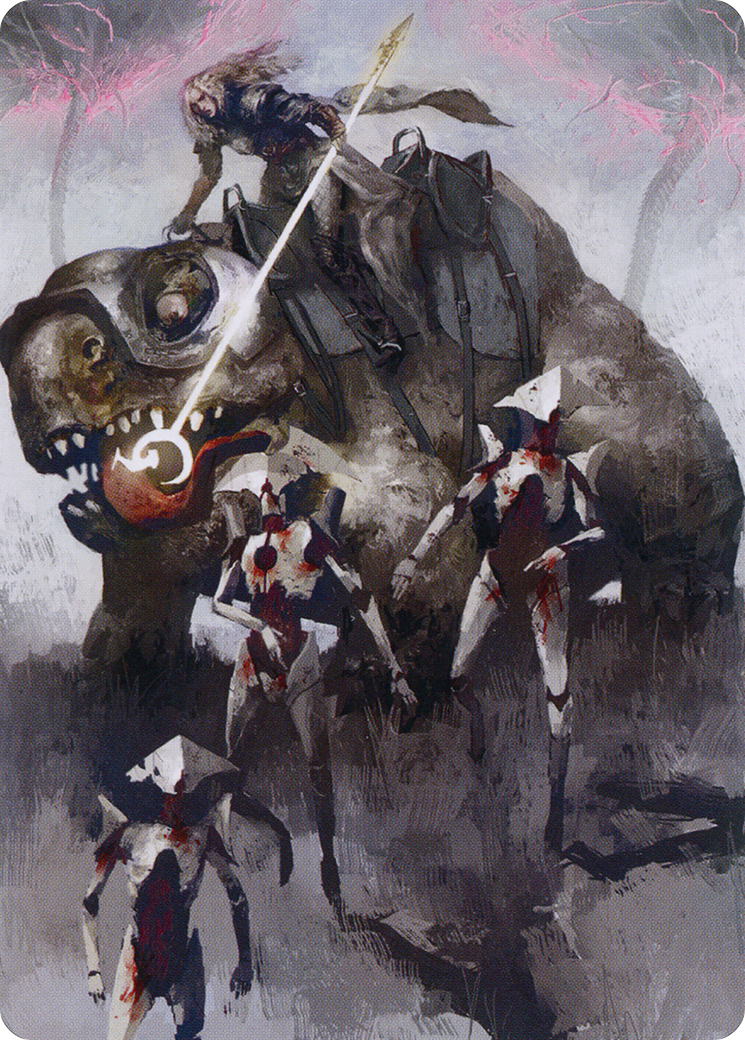 Thalia and The Gitrog Monster Art Card [March of the Machine Art Series] | Odin's Place