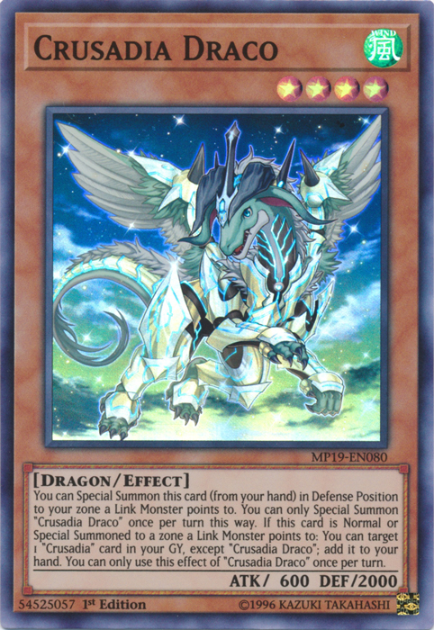 Crusadia Draco [MP19-EN080] Super Rare | Odin's Place