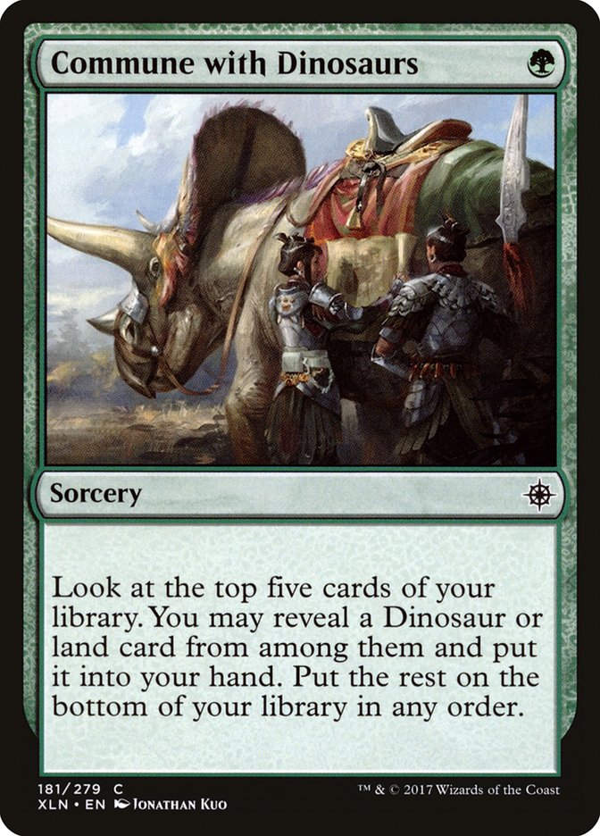 Commune with Dinosaurs (181) [Ixalan] | Odin's Place