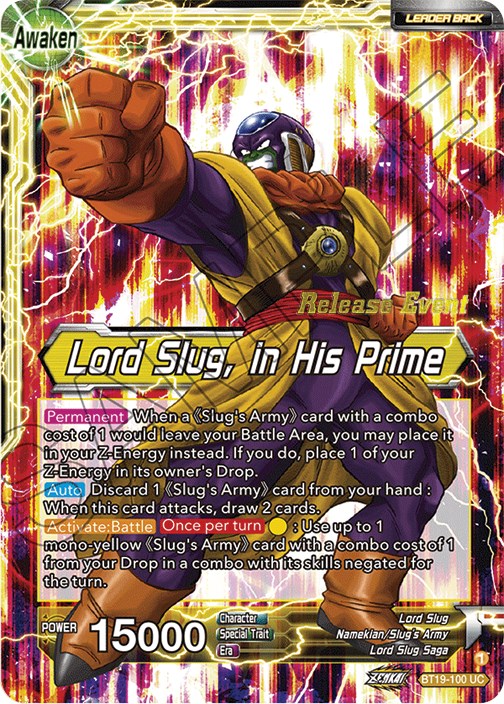 Lord Slug // Lord Slug, in His Prime (Fighter's Ambition Holiday Pack) (BT19-100) [Tournament Promotion Cards] | Odin's Place