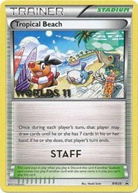 Tropical Beach (BW28) (Staff) [Black & White: Black Star Promos] | Odin's Place