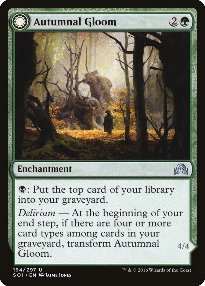 Autumnal Gloom // Ancient of the Equinox [Shadows over Innistrad] | Odin's Place