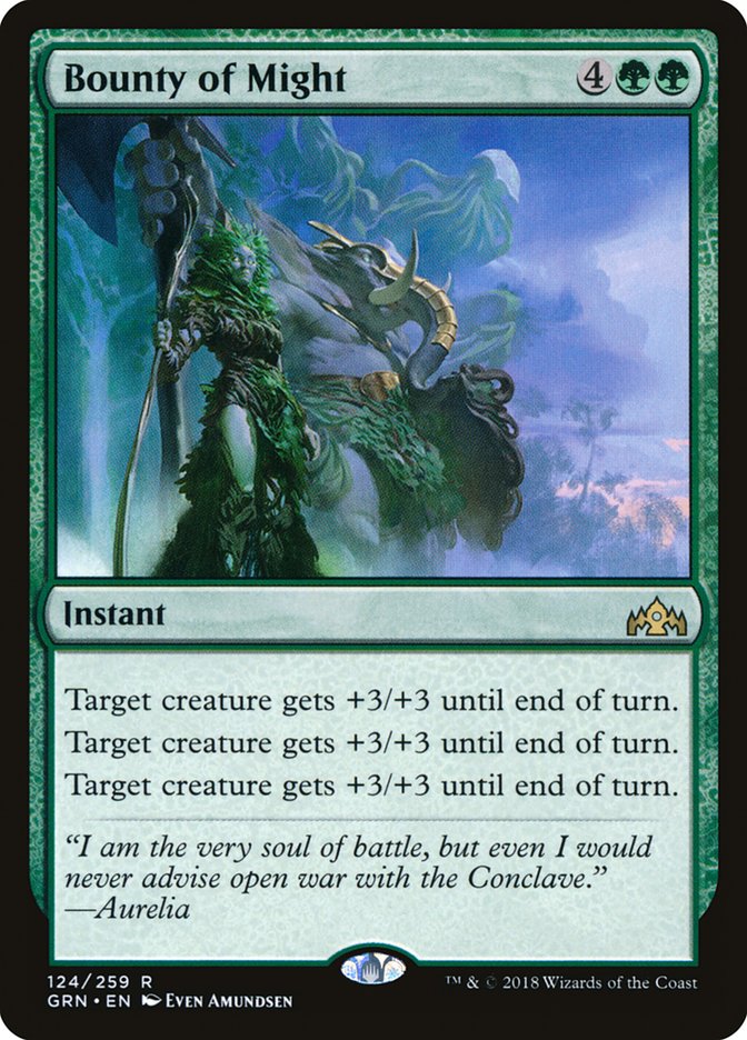 Bounty of Might (124) [Guilds of Ravnica] | Odin's Place