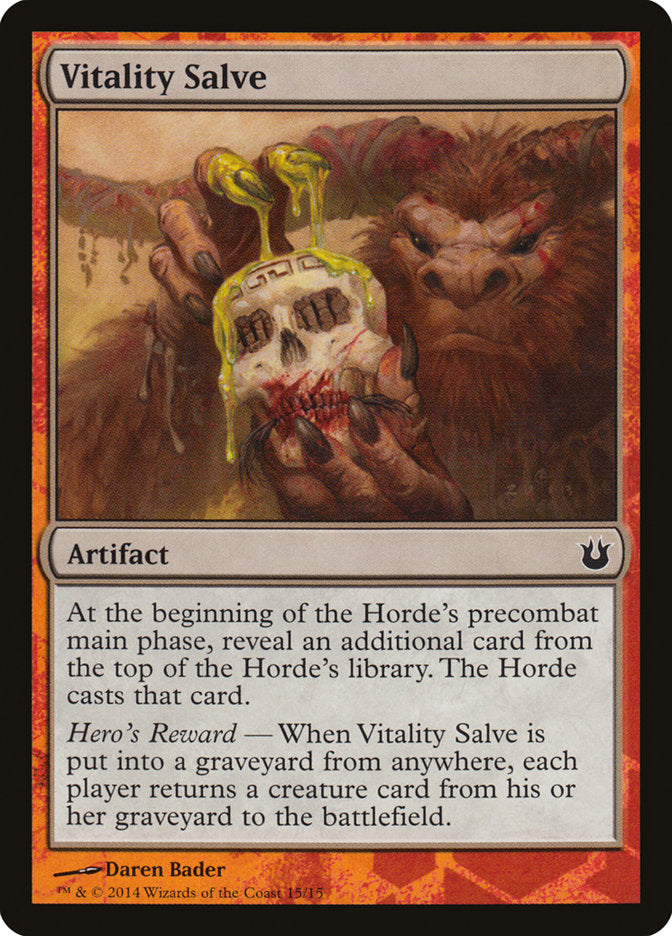Vitality Salve [Born of the Gods Battle the Horde] | Odin's Place