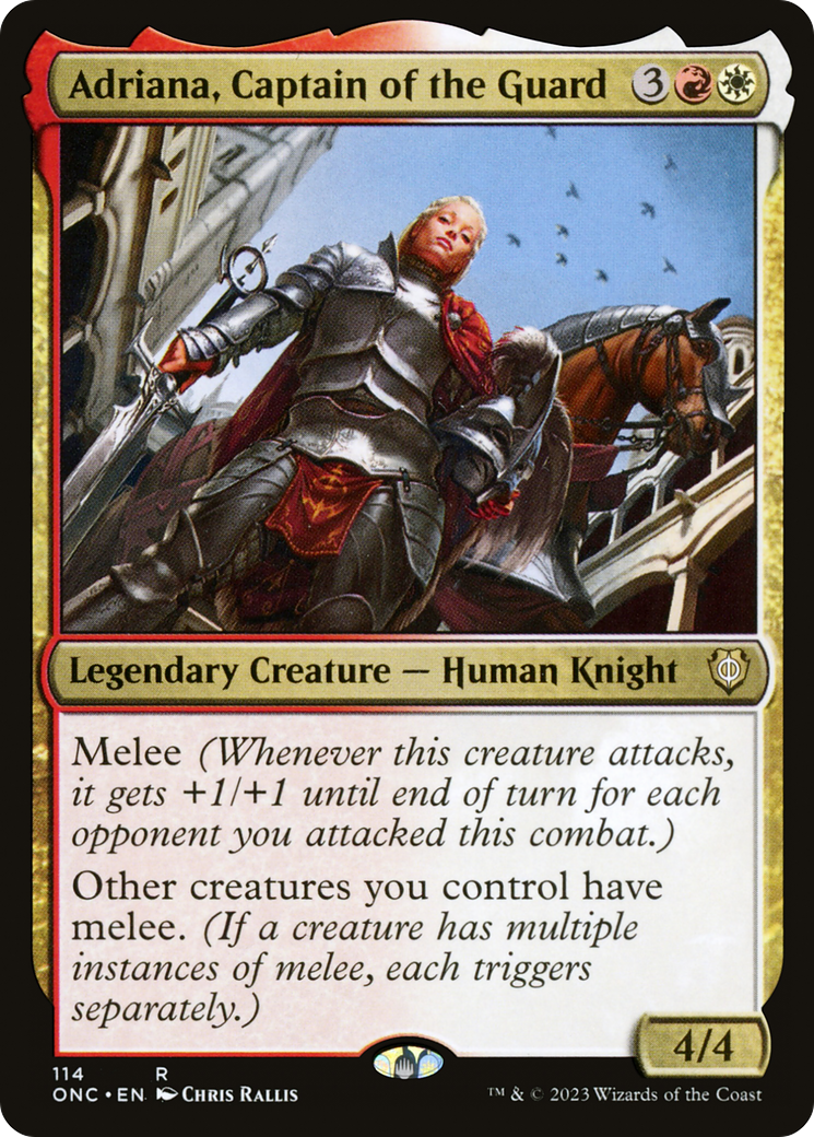 Adriana, Captain of the Guard [Phyrexia: All Will Be One Commander] | Odin's Place