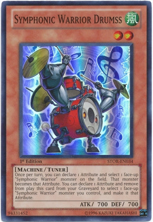 Symphonic Warrior Drumss [STOR-EN034] Super Rare | Odin's Place