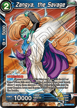 Zangya, the Savage (Rare) (BT13-051) [Supreme Rivalry] | Odin's Place