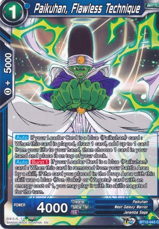 Paikuhan, Flawless Technique (BT12-043) [Vicious Rejuvenation] | Odin's Place