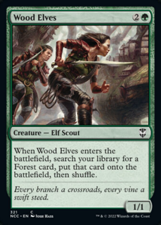 Wood Elves [Streets of New Capenna Commander] | Odin's Place