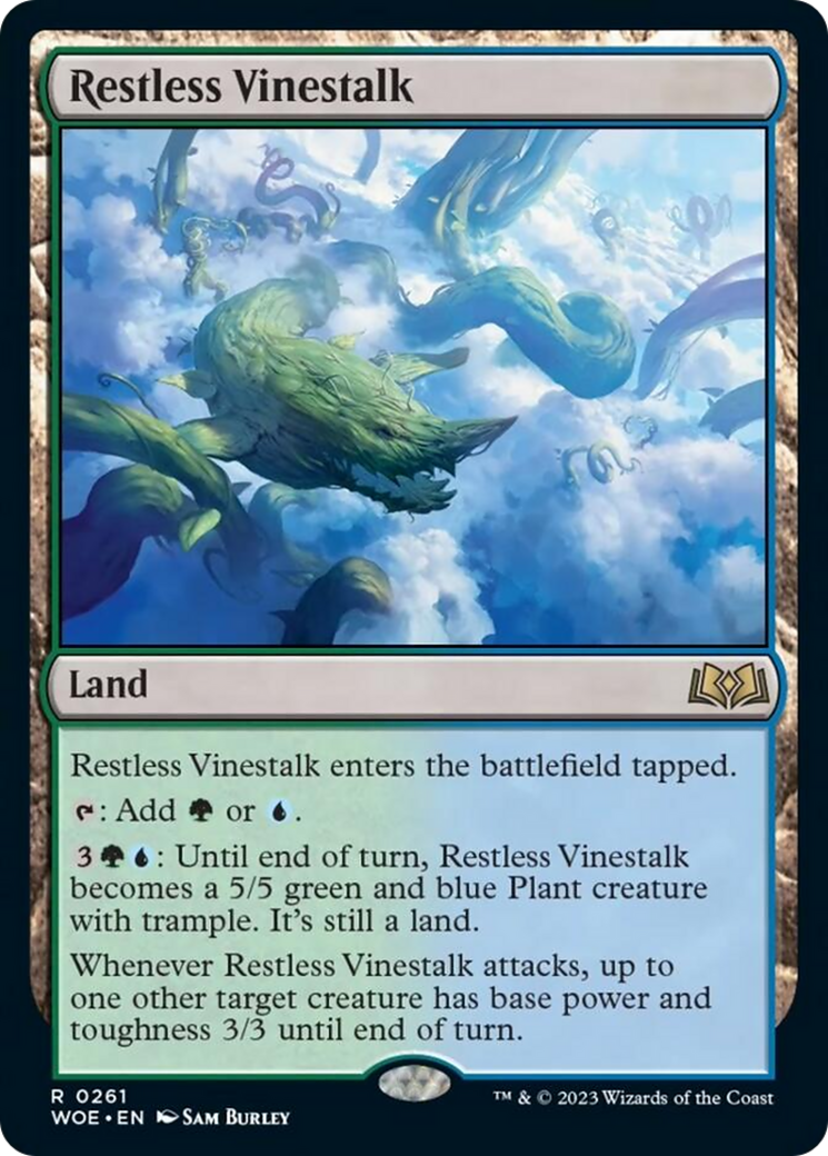 Restless Vinestalk [Wilds of Eldraine] | Odin's Place
