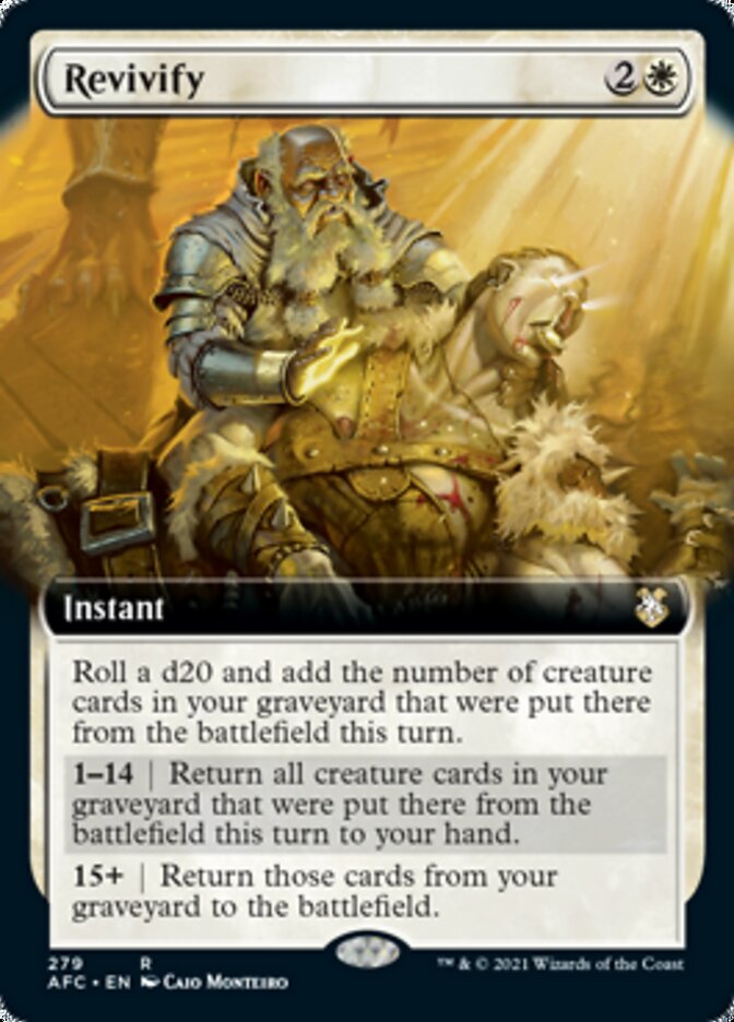 Revivify (Extended Art) [Dungeons & Dragons: Adventures in the Forgotten Realms Commander] | Odin's Place